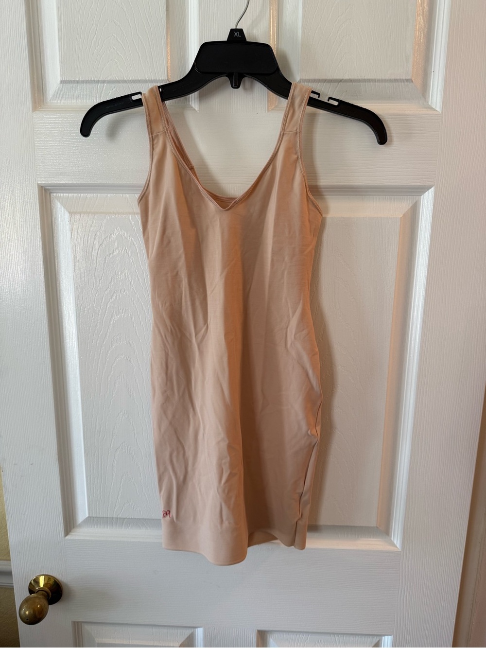 Ruby Ribbon Nude/Tan V-Neck cami